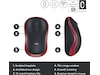 Logitech M185 Trådløs Mus Rød Mus