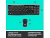 Logitech MK270 Combo Trådløs Mus & keyboards -kombinasjonspakker