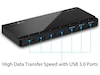 TP-Link UH700 USB 3.0 7-Port Hub Dockingstation og USB-hub