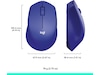 Logitech M330 Silent Plus Trådløs Blå Mus