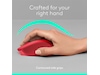 Logitech M330 Silent Plus Trådløs Rød Mus