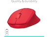 Logitech M330 Silent Plus Trådløs Rød Mus