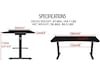 Arozzi Arena Gaming Desk (sort) Gamingdesk