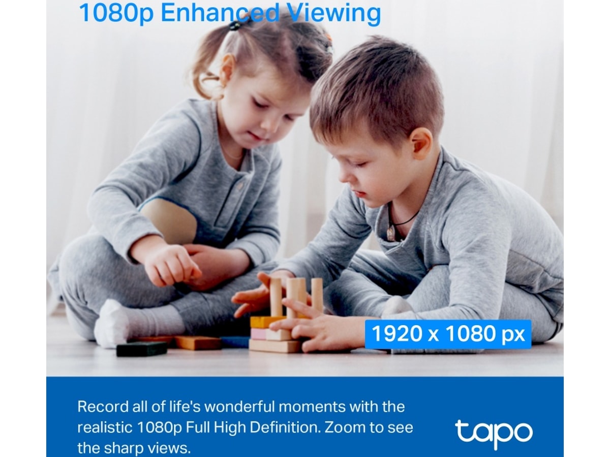 TP-Link Tapo C200 Overvågningskamera(hvid) Overvågningskameraer