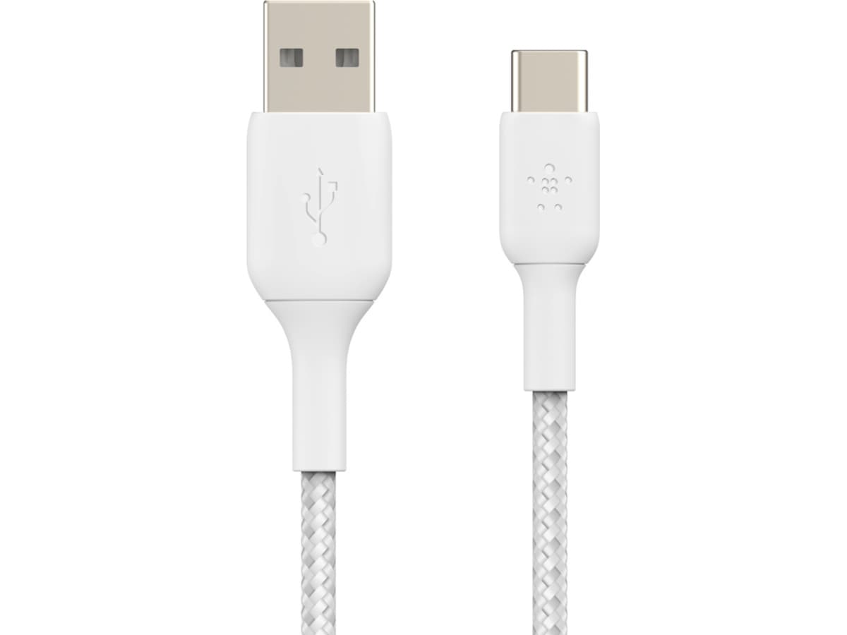 Belkin USB-A til USB-C kabel 2m (hvid) USB-kabler