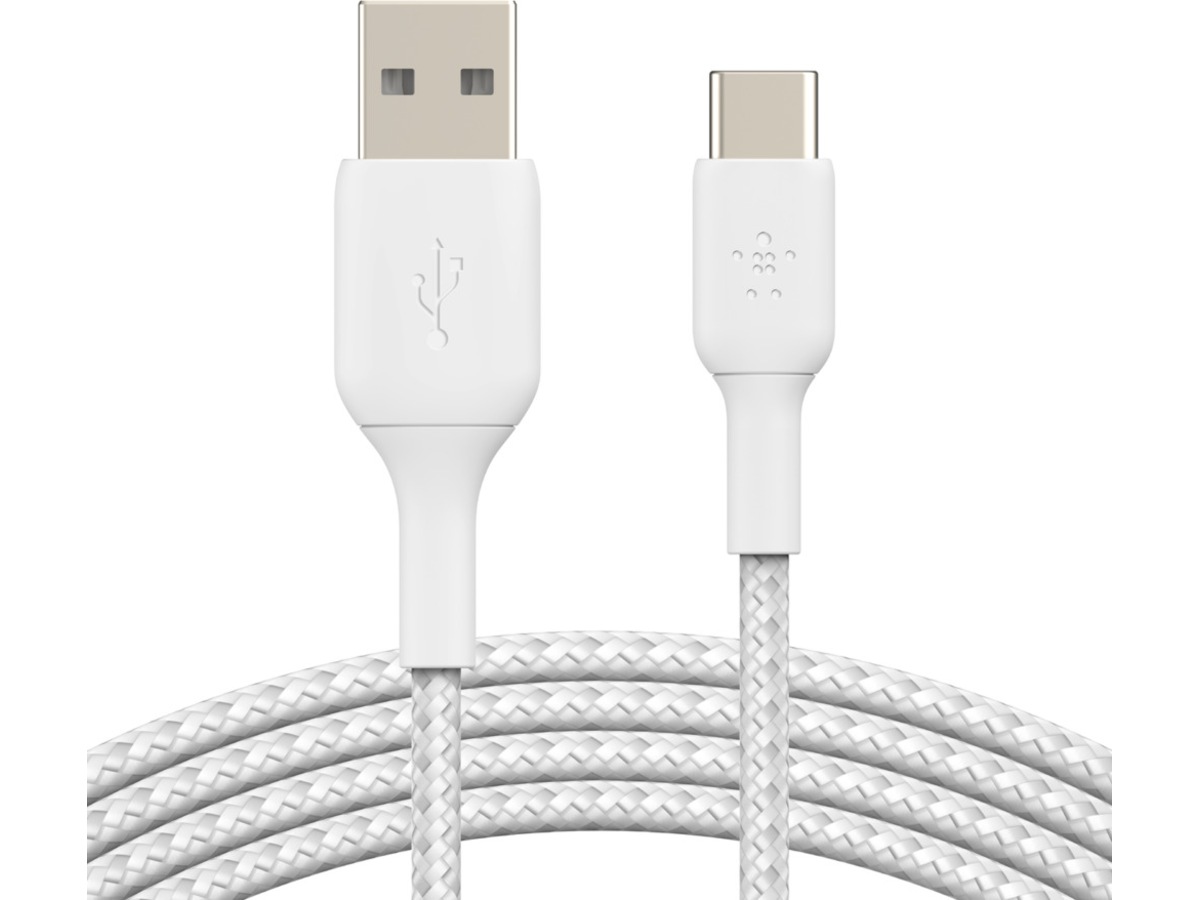 Belkin USB-A til USB-C kabel 2m (hvid) USB-kabler