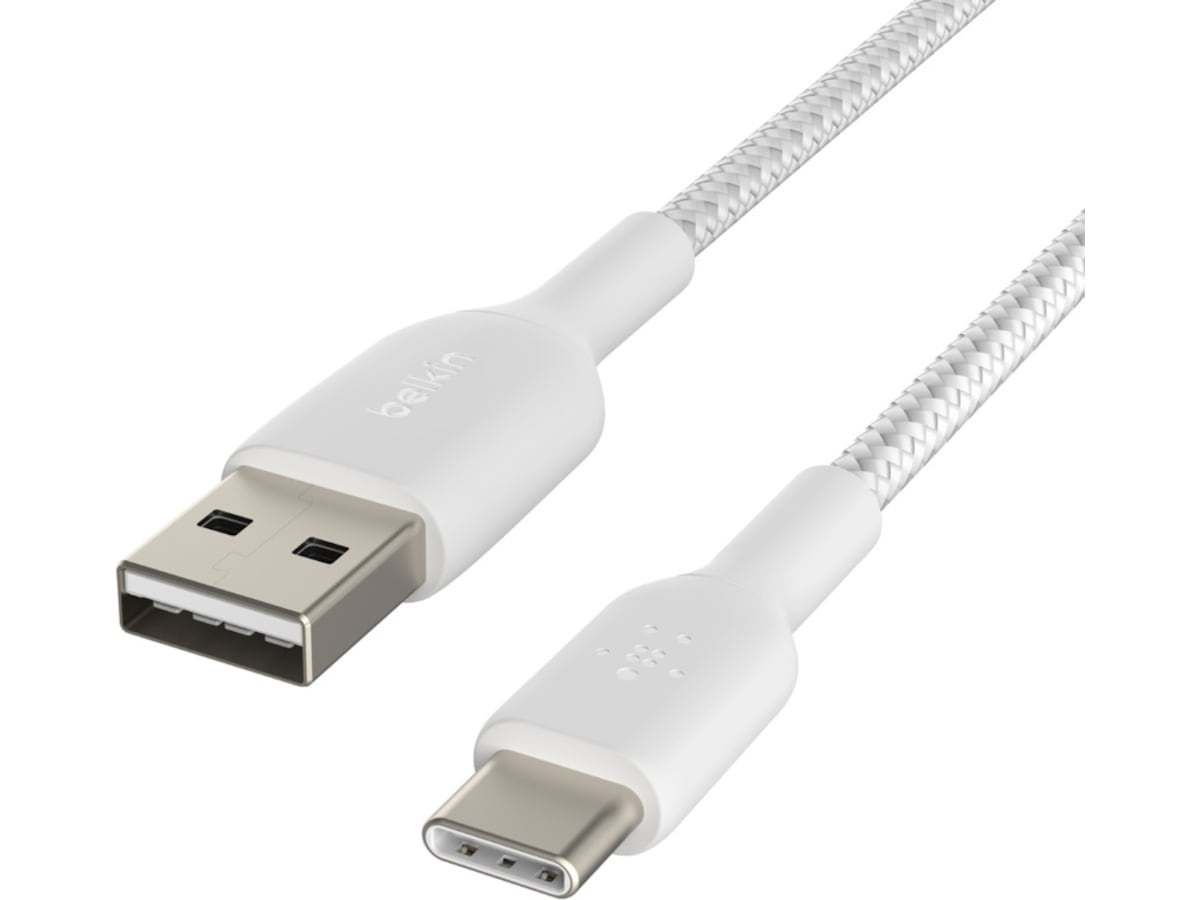 Belkin USB-A til USB-C kabel 2m (hvid) USB-kabler