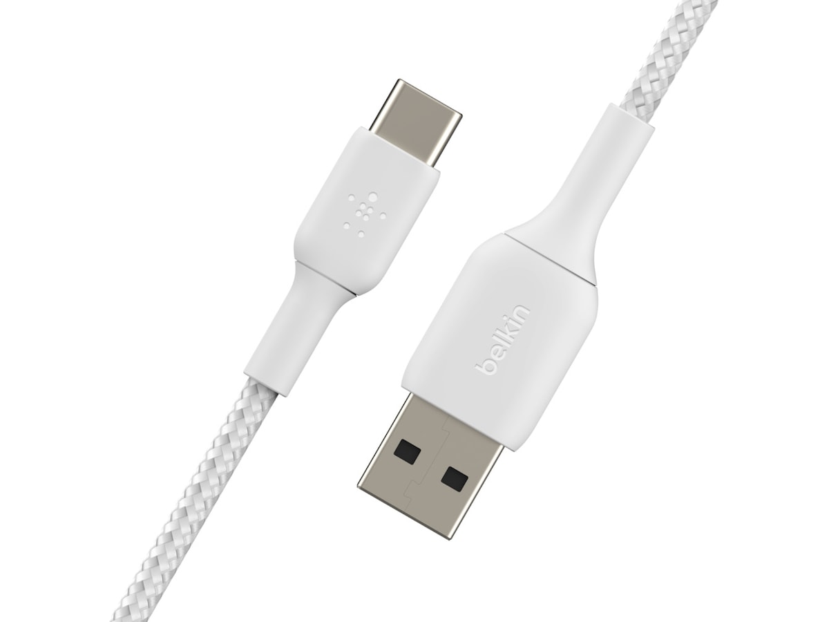 Belkin USB-A til USB-C kabel 1m (hvid) USB-kabler