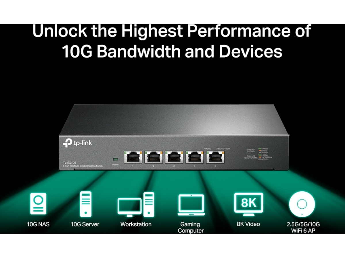 TP-Link TL-SX105 5-Port 10G Switch Switch