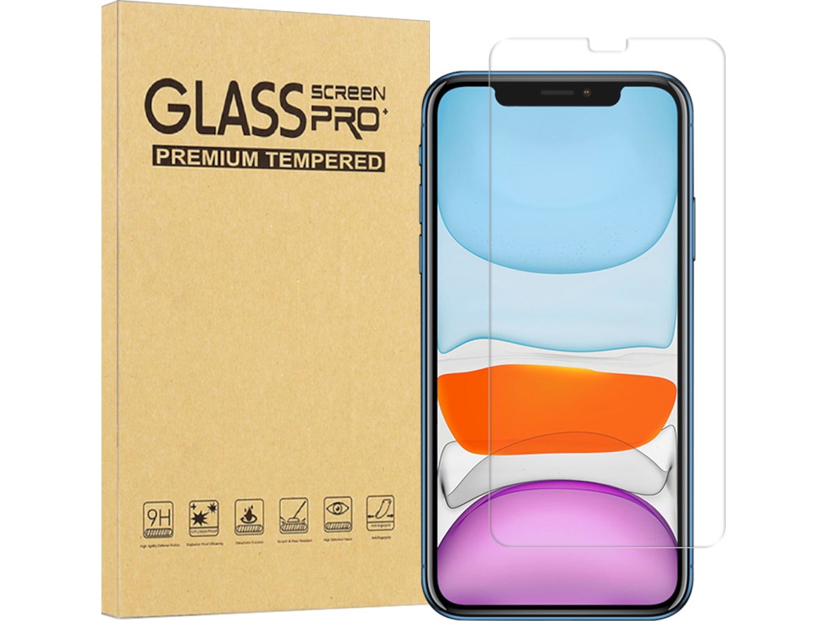 iiglo iPhone 11 / XR Skærmbeskytter Skærmbeskyttelse mobiltelefon