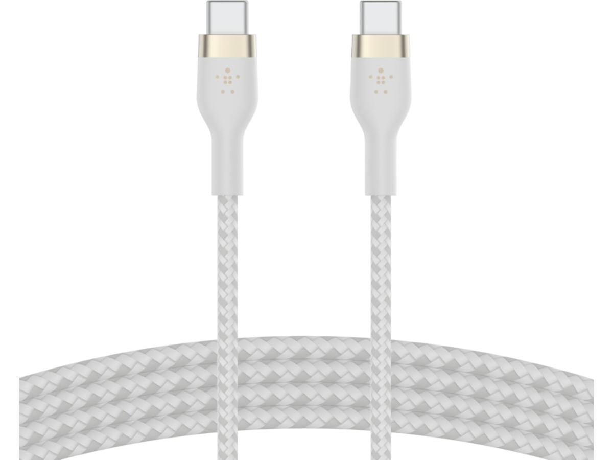 Belkin USB-C til USB-C kabel 3m (hvid) USB-kabler