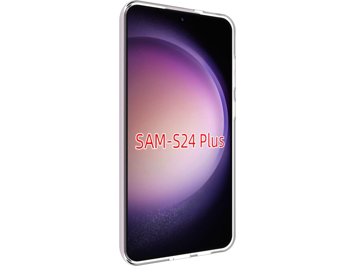 iiglo Galaxy S24+ Silikone cover (gennemsigtig) Mobilcover