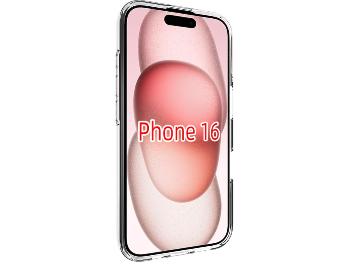 iiglo iPhone 16 Silikone cover (gennemsigtig) Mobilcover