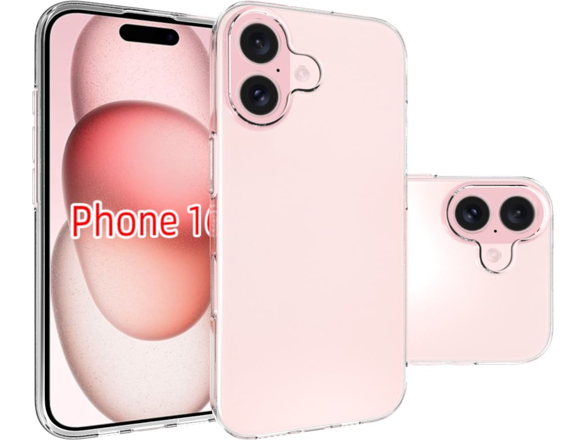 iiglo iPhone 16 Silikone cover (gennemsigtig) Mobilcover