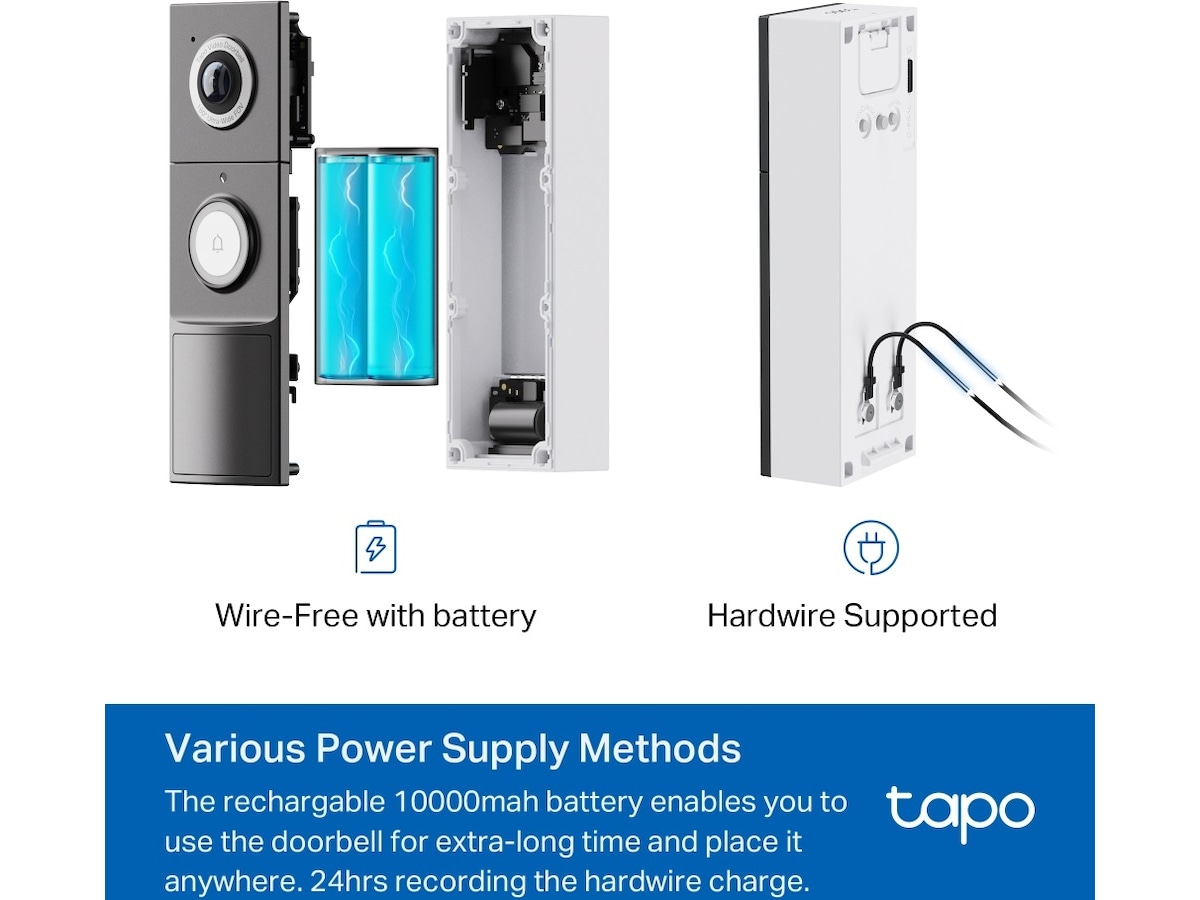 TP-Link Tapo D235 dørklokkekamera Dørklokker