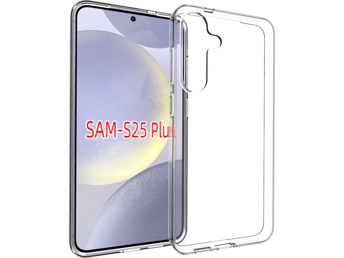 iiglo Galaxy S25+ Silikone cover (gennemsigtig) Mobilcover