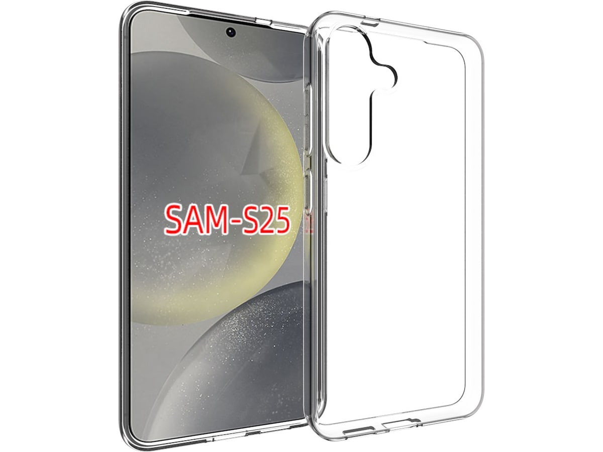 iiglo Galaxy S25 Silikone cover (gennemsigtig) Mobilcover