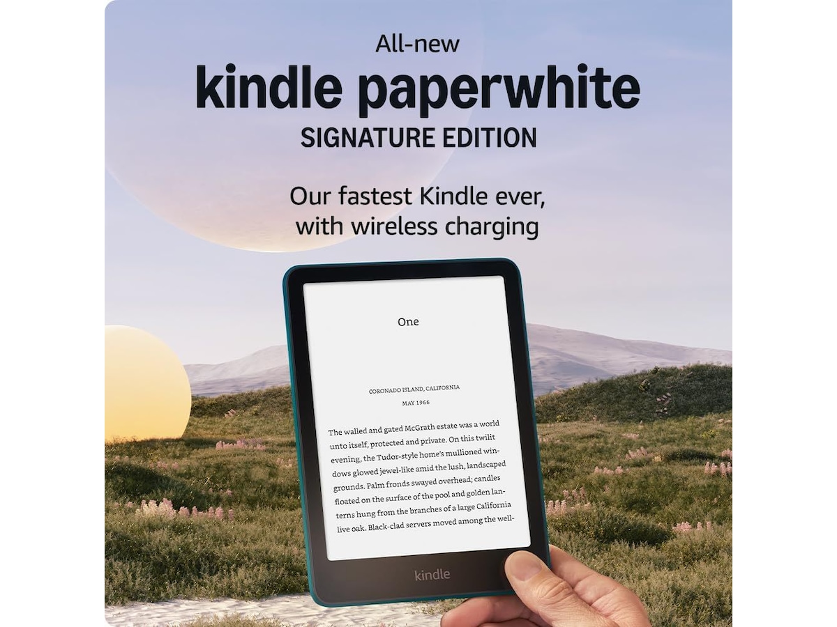 Amazon Kindle Paperwhite Signature Edition 7" 32GB (jade) E-bogslæsere