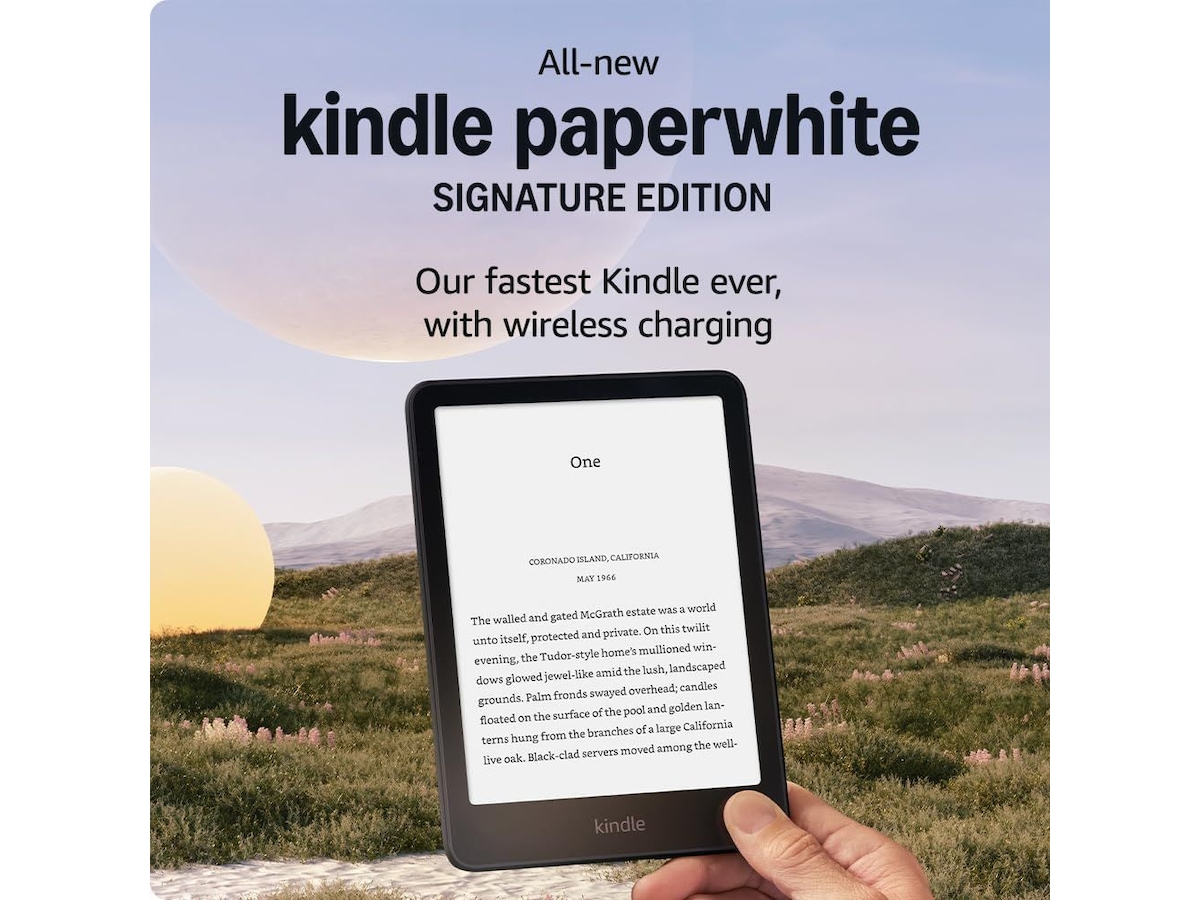 Amazon Kindle Paperwhite Signature Edition 7" 32GB (sort) E-bogslæsere