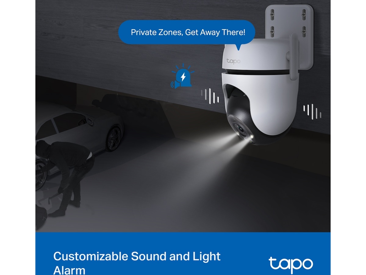 TP-Link Tapo C520WS WiFi udendørs overvågningskamera Overvågningskameraer