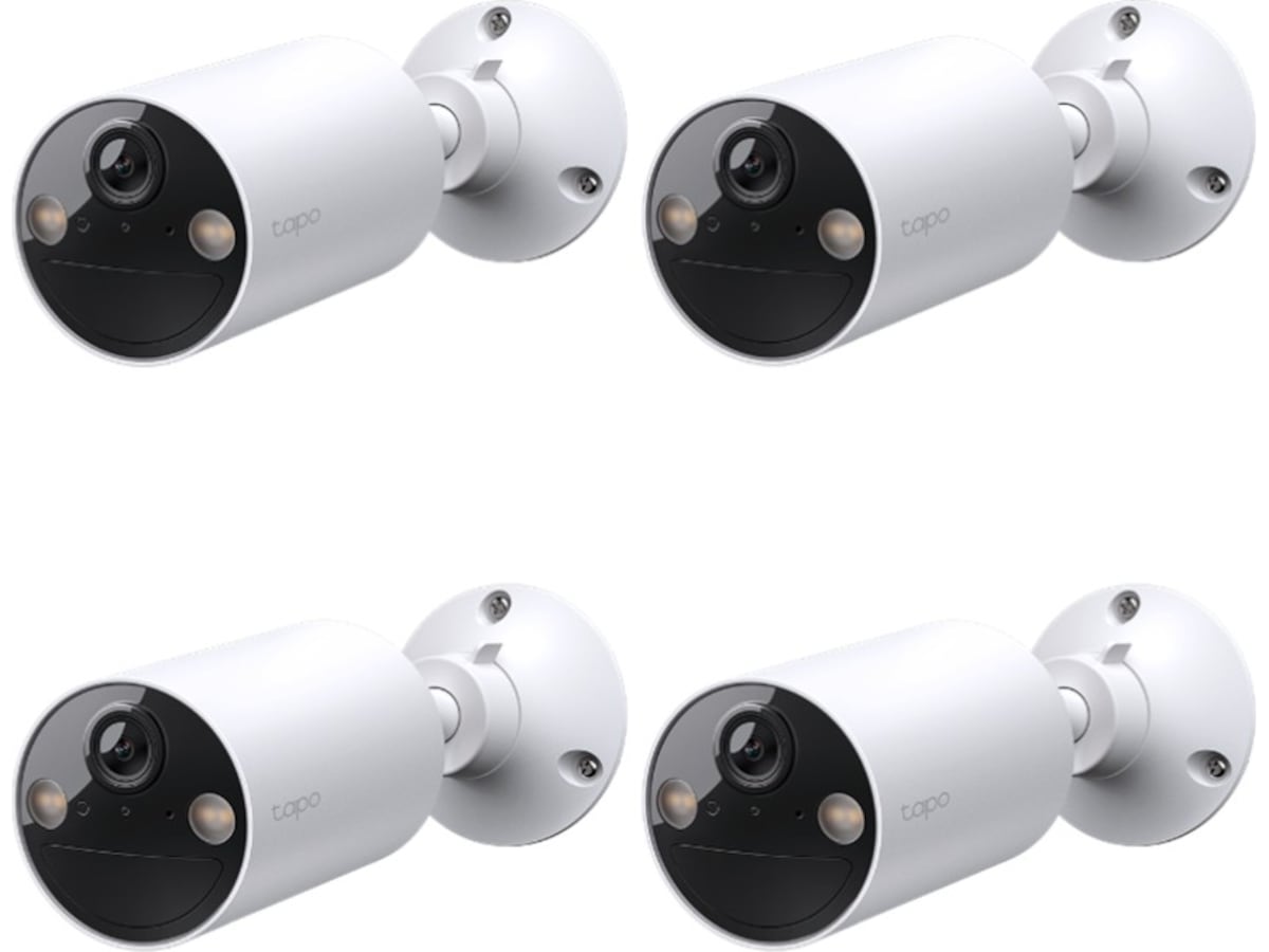 TP-Link Tapo C410 udendørs overvågningskamera 4-pack Overvågningskameraer