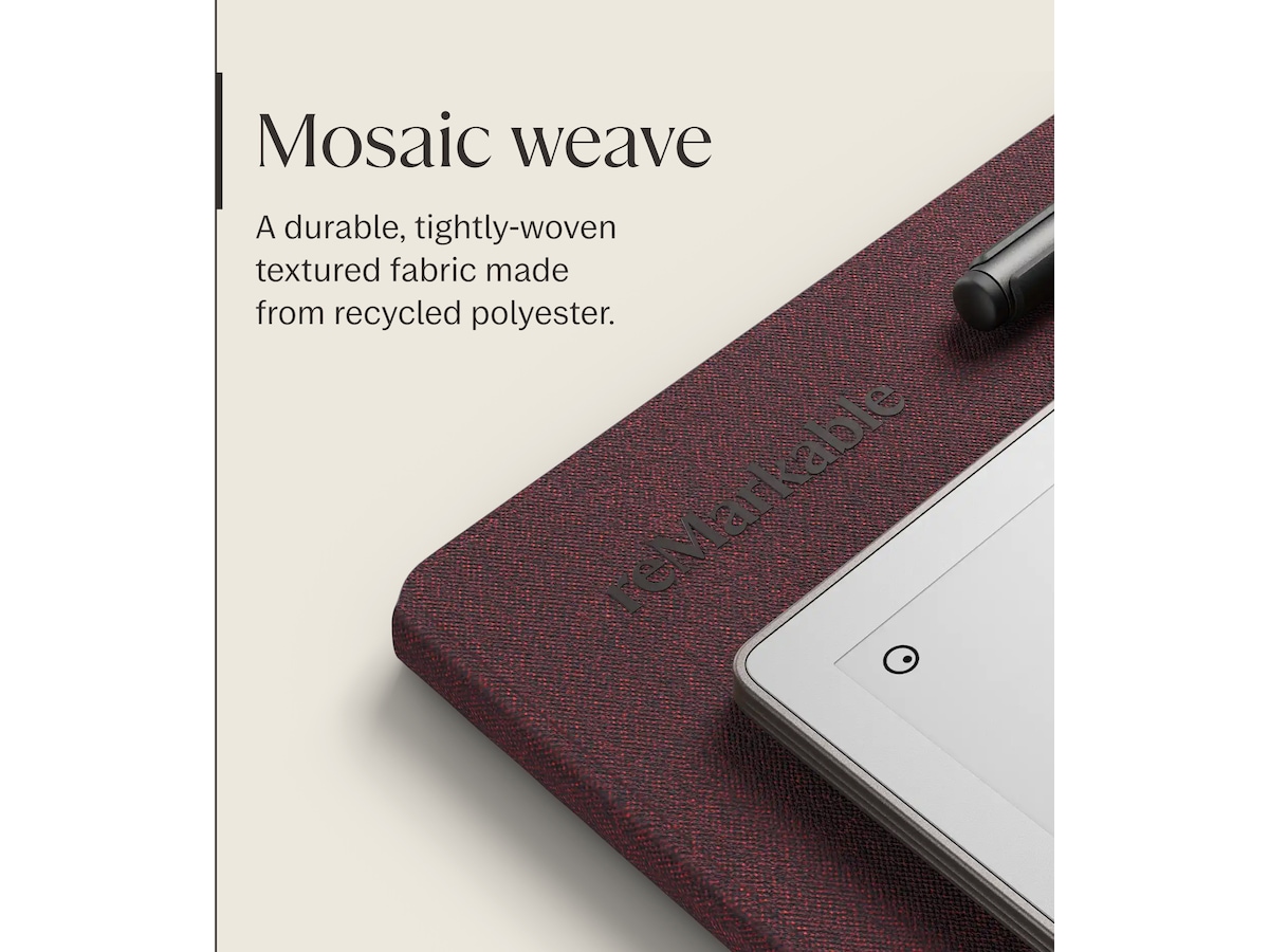 reMarkable Paper Pro Book Folio (bordeaux) Digitale paper & tilbehør