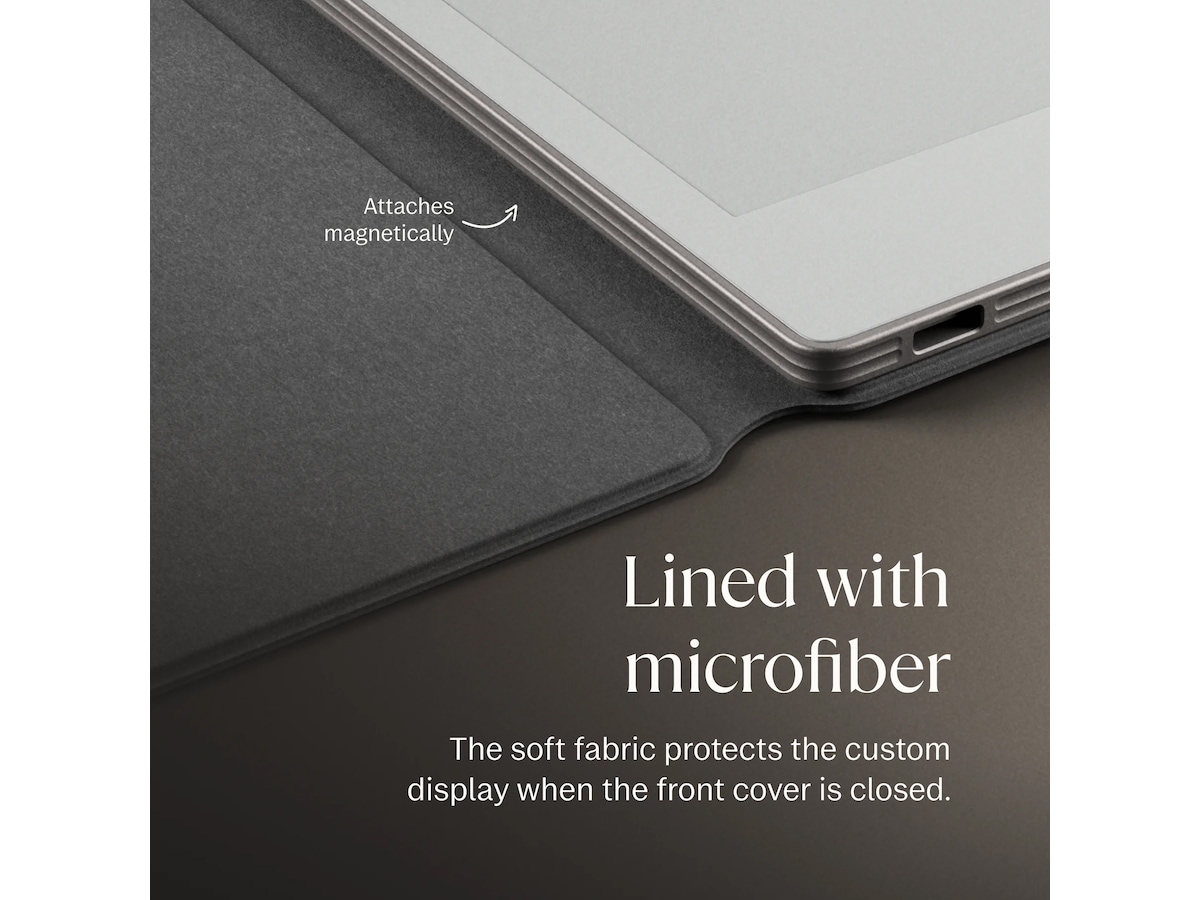 reMarkable Paper Pro Book Folio (grå) Digitale paper & tilbehør