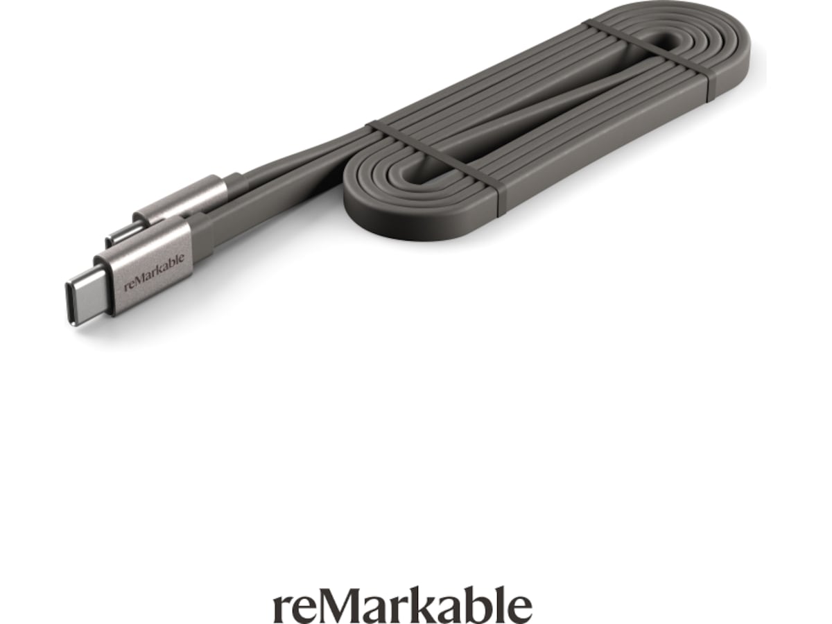 reMarkable Paper Pro USB-C kabel 1m (grå) Digitale paper & tilbehør