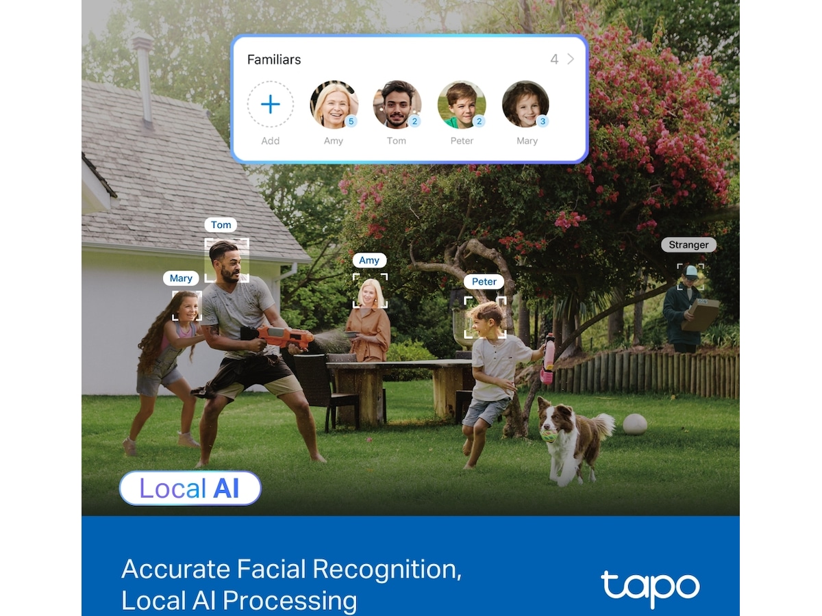 TP-Link Tapo C560WS 4K udendørs sikkerhedskamera Overvågningskameraer