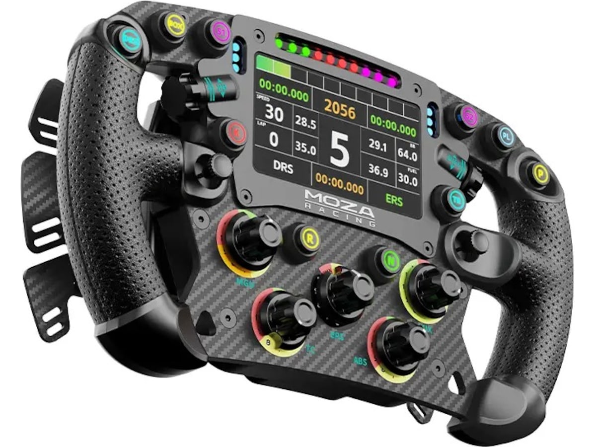 MOZA FSR2 Formula Wheel Rat og pedaler