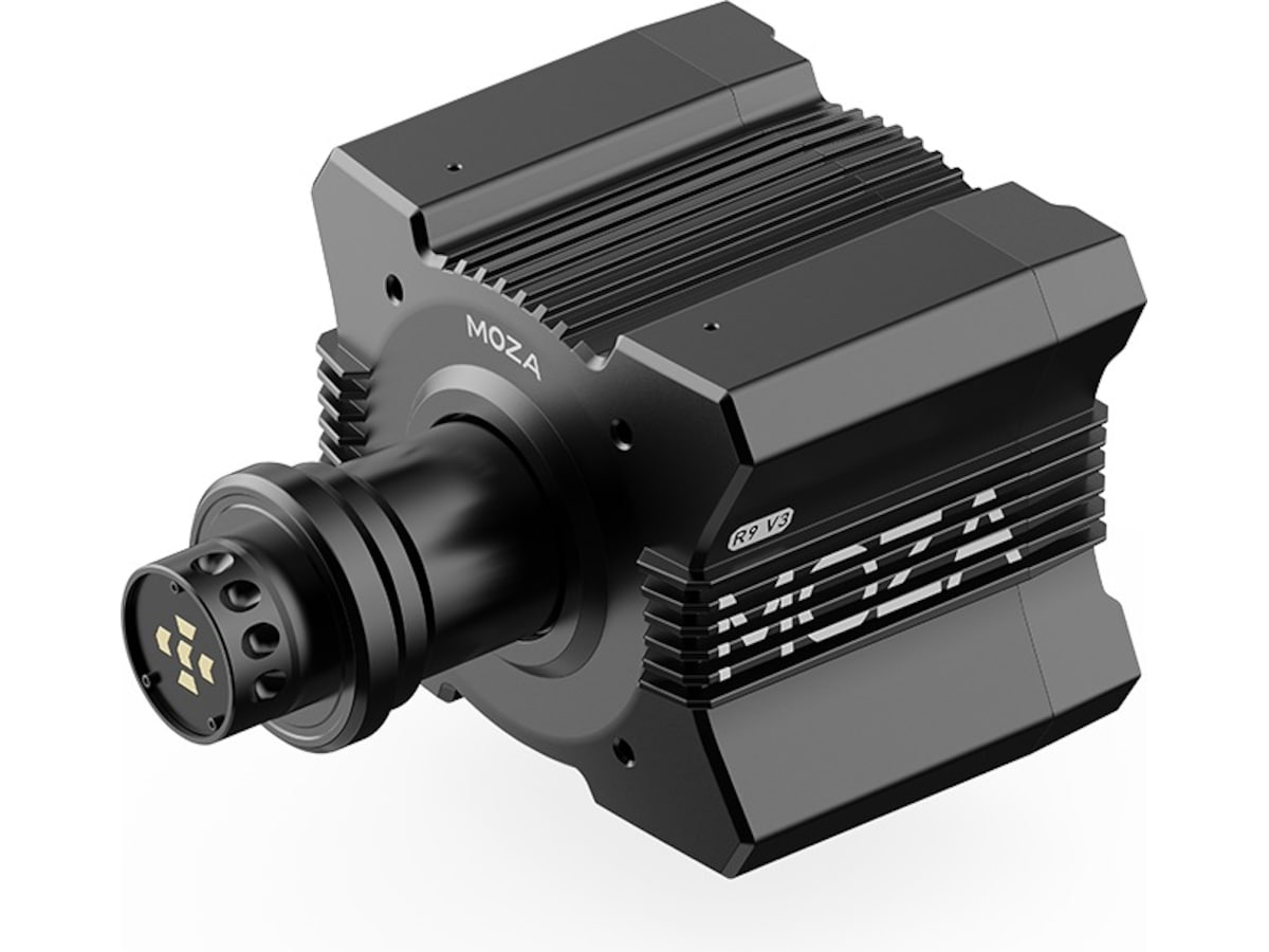 MOZA R9 V3 Direct Drive Wheelbase Rat og pedaler