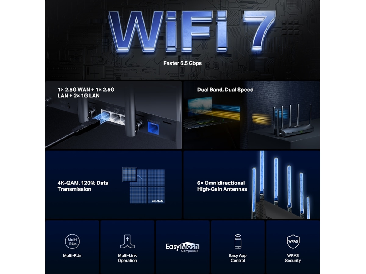 Mercusys MR37BE Router Routere