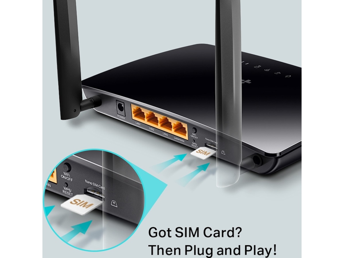 TP-Link Archer MR200 4G-Router Mobilt bredbånd