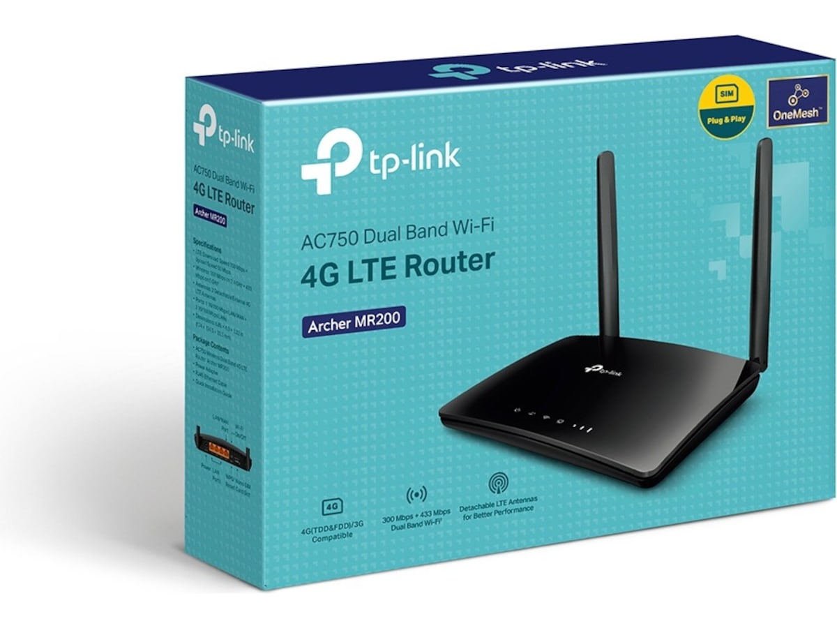 TP-Link Archer MR200 4G-Router Mobilt bredbånd