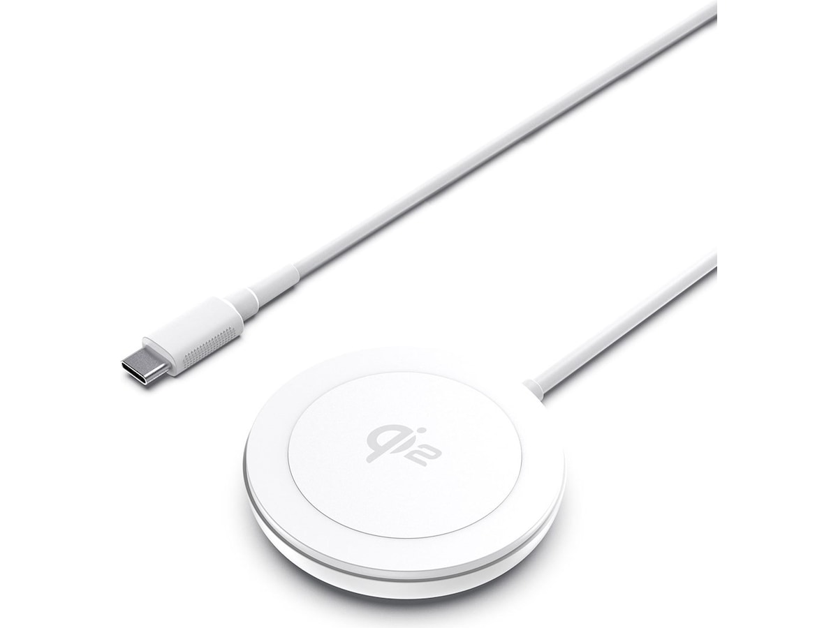 Andersson Qi2 15W Trådløs oplader (hvid) Trådløs oplader