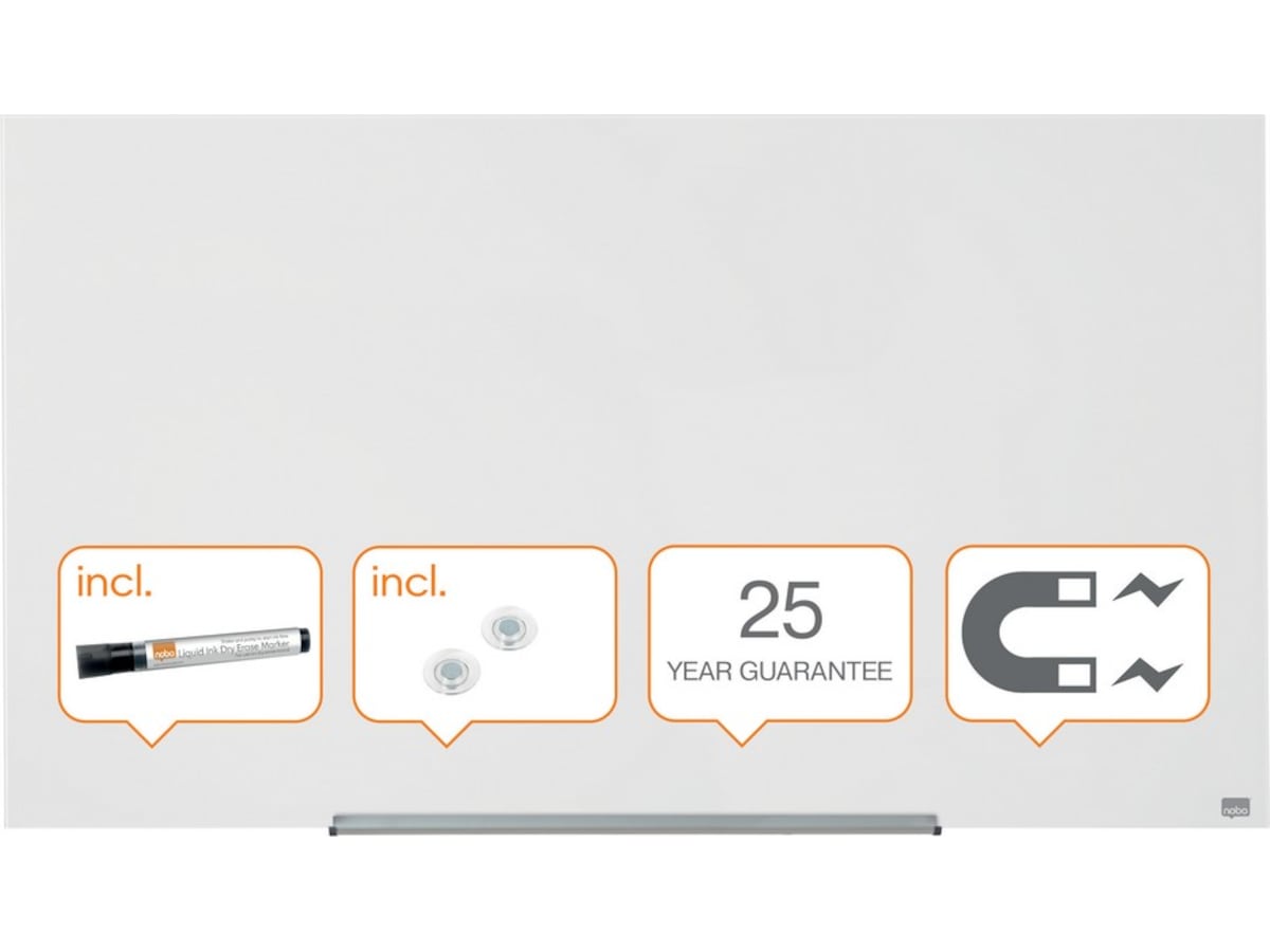 Nobo Whiteboard glastavle Widescreen 57" Glastavler