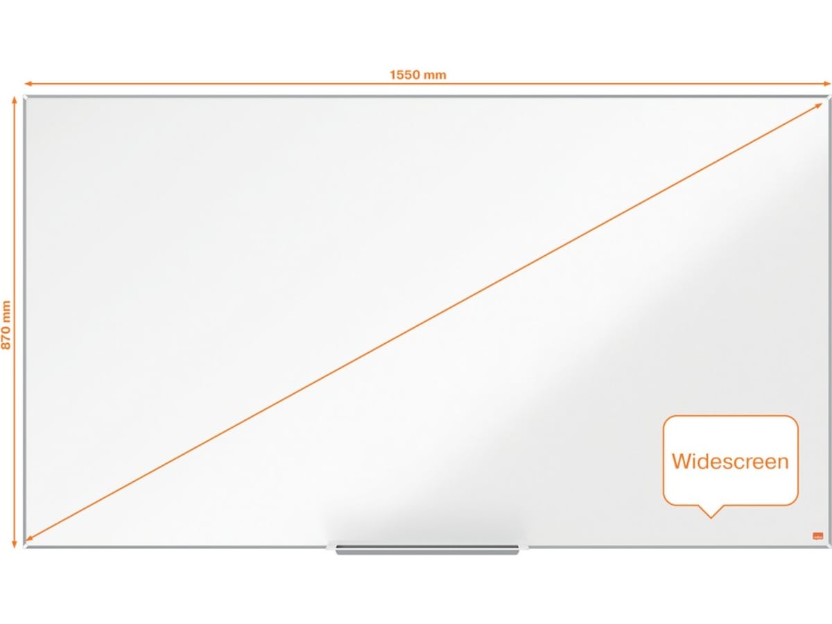 Nobo Whiteboard Impression Pro Widescreen 70" emaljeret magnetisk tavle Whiteboards