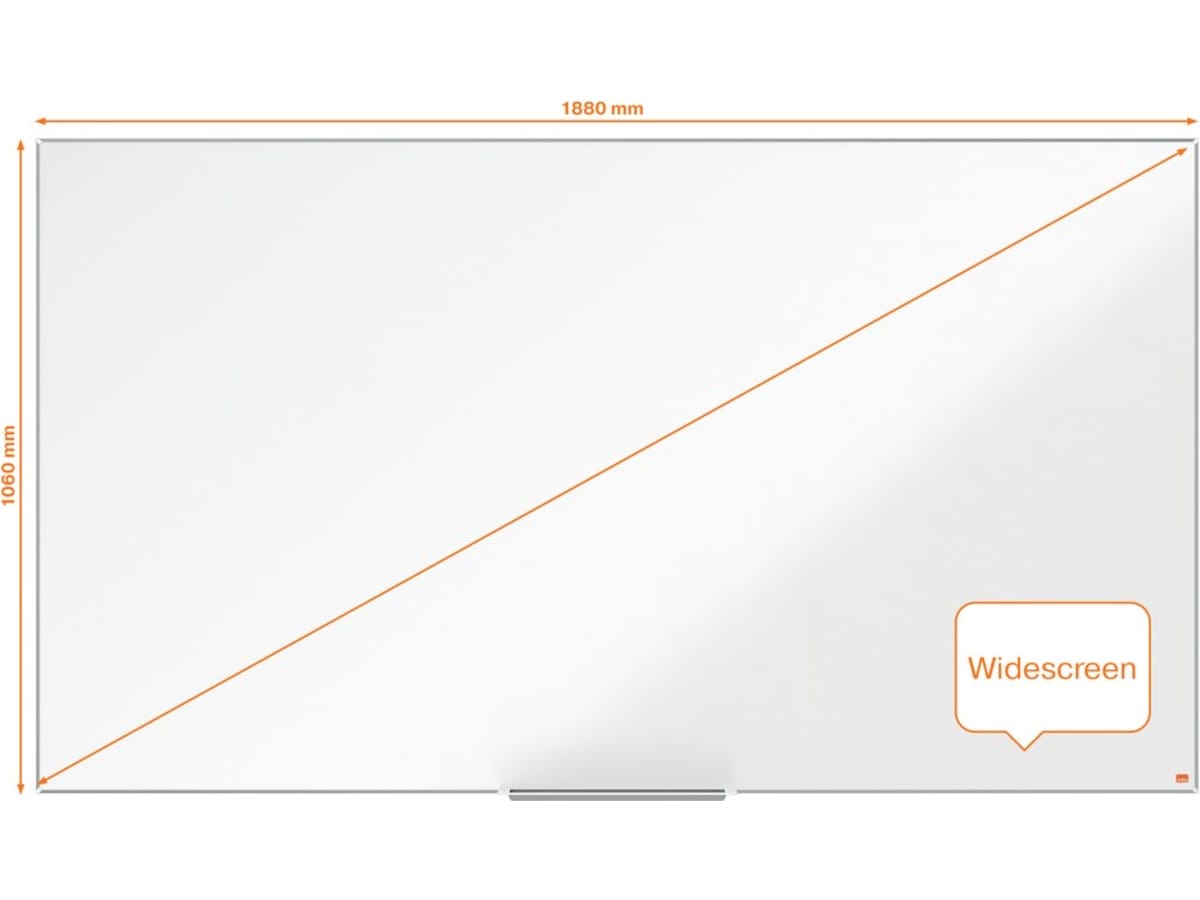 Nobo Whiteboard Impression Pro Widescreen 85" emaljeret magnetisk tavle Whiteboards
