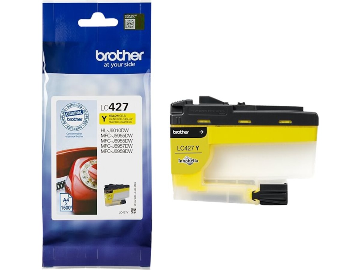 Brother blæk LC427Y Gul Blækpatroner