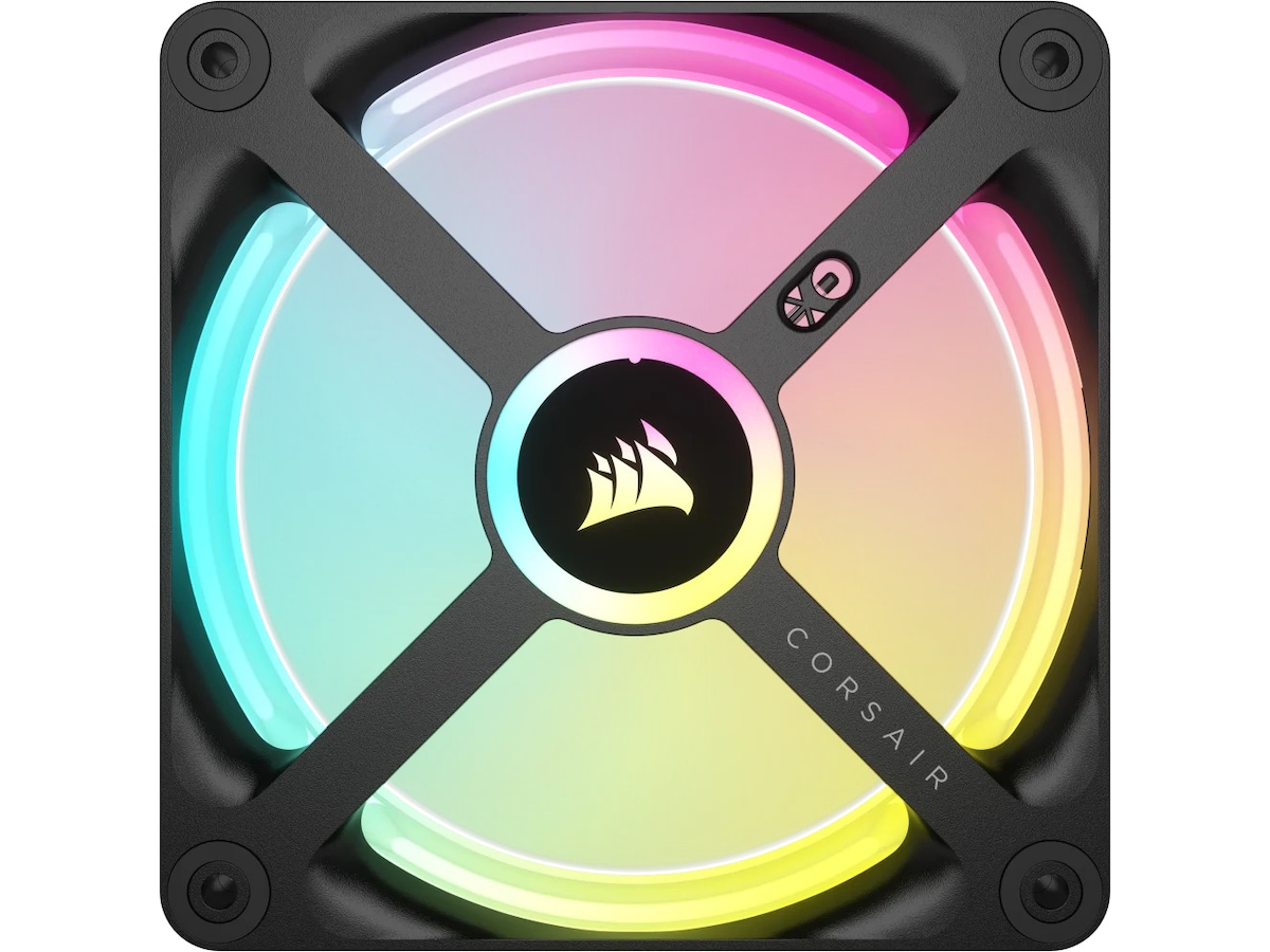 Corsair iCUE LINK QX120 RGB 120mm Ventilator (sort) Blæsere