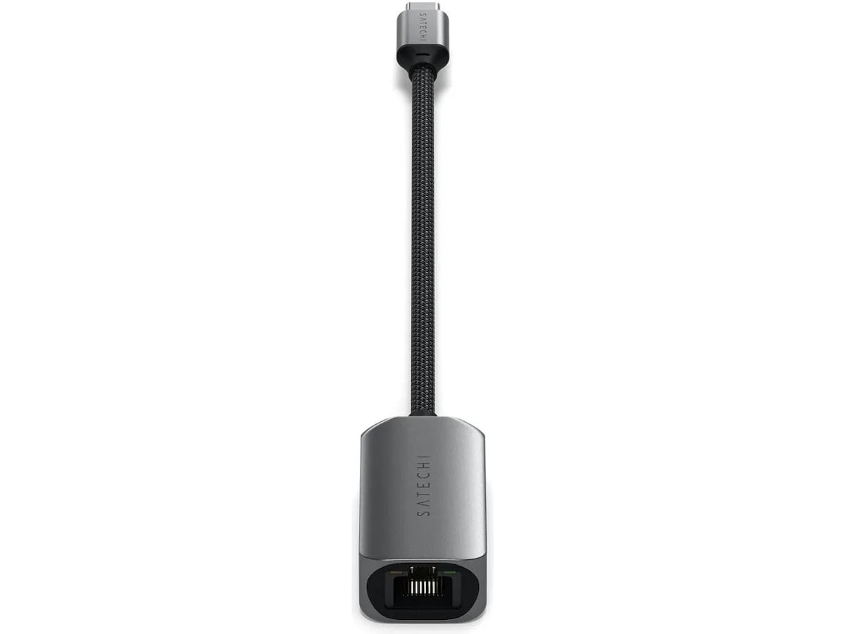 Satechi USB-C til Ethernet Adapter 18cm (grå) Kabeladaptere og overgange