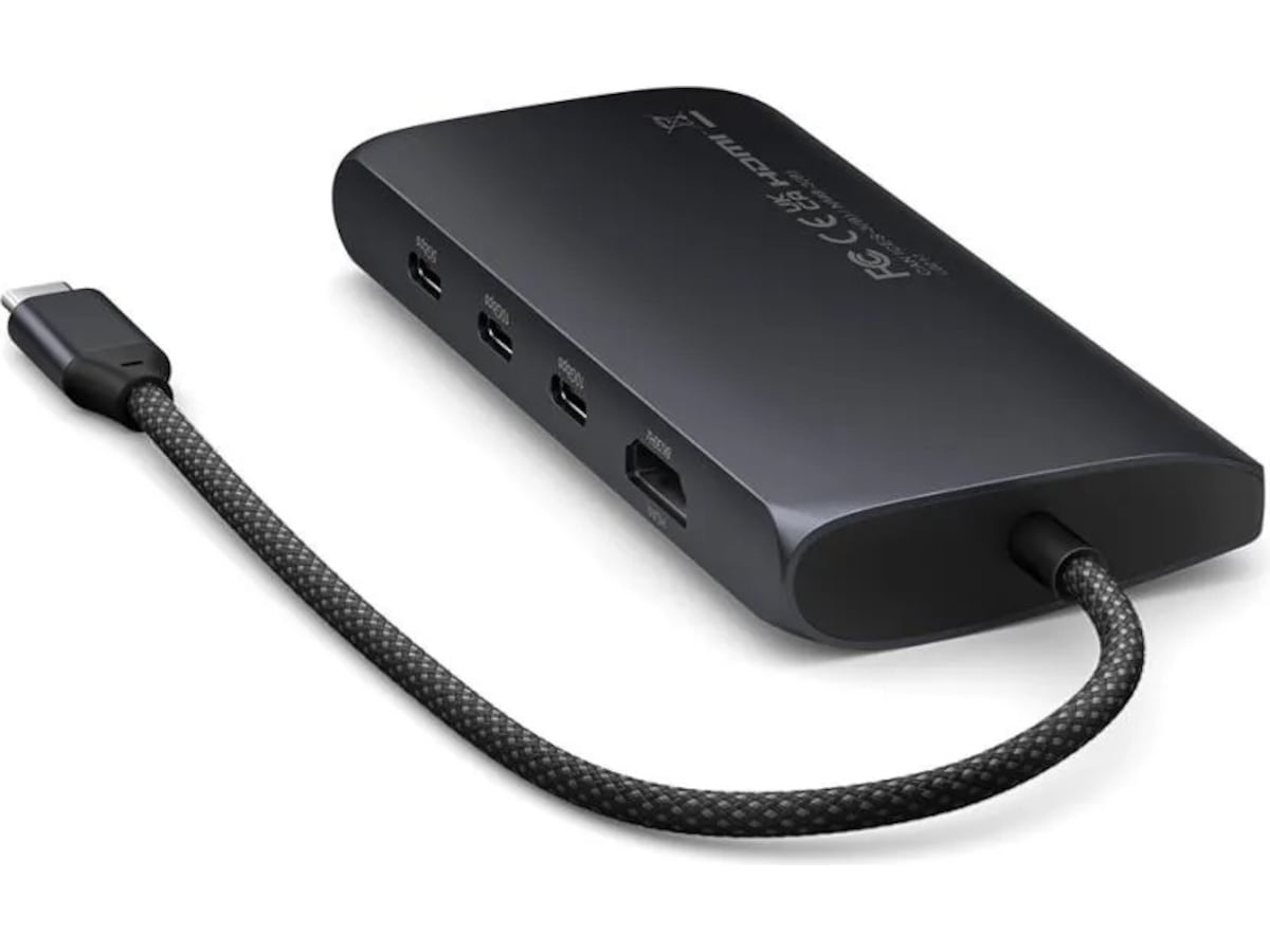 Satechi Multiport 8K Docking (midnight) Dockingstation og USB-hub