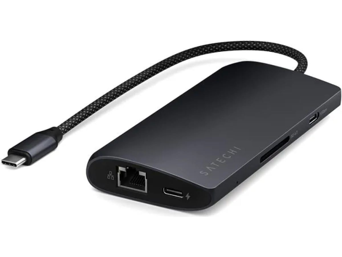Satechi Multiport 8K Docking (midnight) Dockingstation og USB-hub