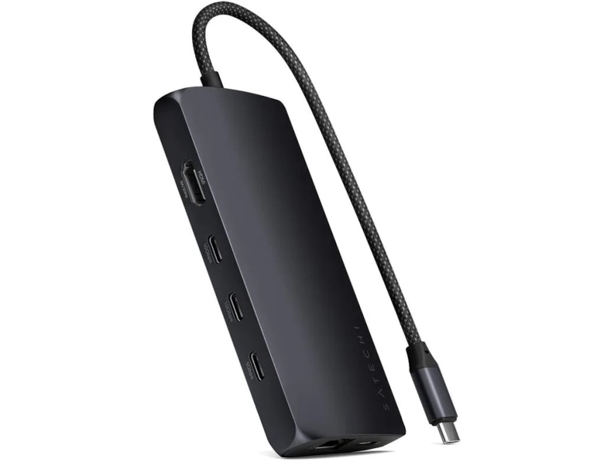 Satechi Multiport 8K Docking (midnight) Dockingstation og USB-hub