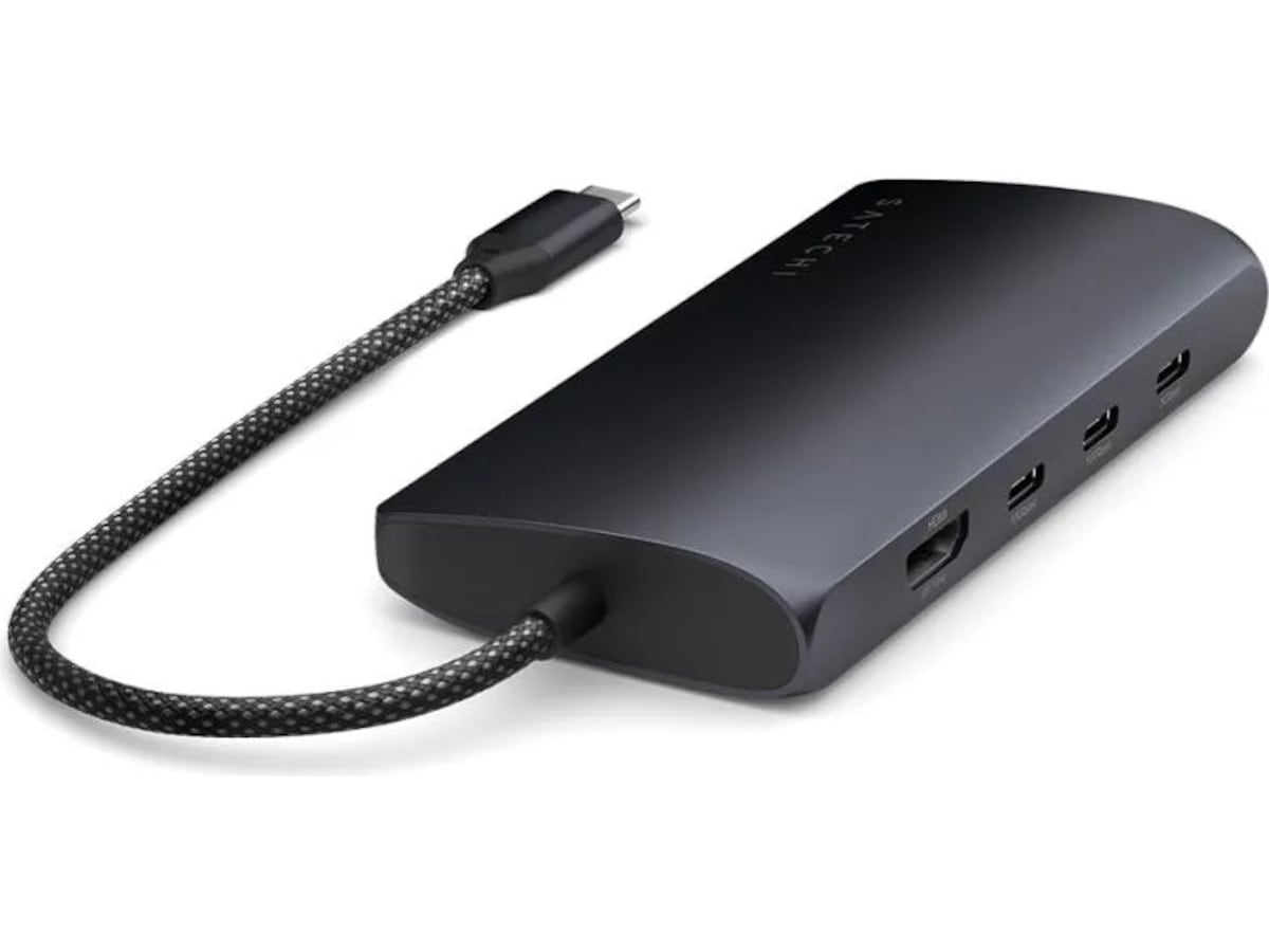 Satechi Multiport 8K Docking (midnight) Dockingstation og USB-hub