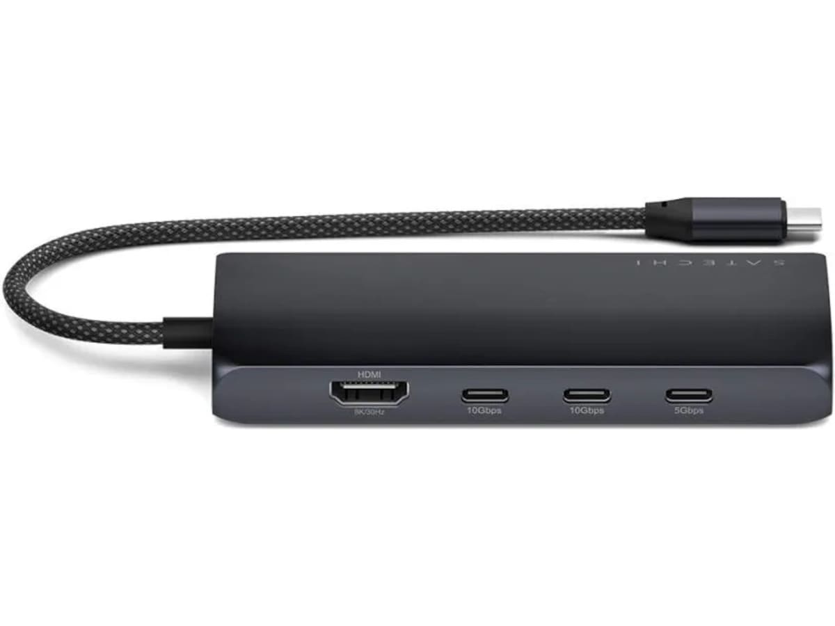 Satechi Multiport 8K Docking (midnight) Dockingstation og USB-hub