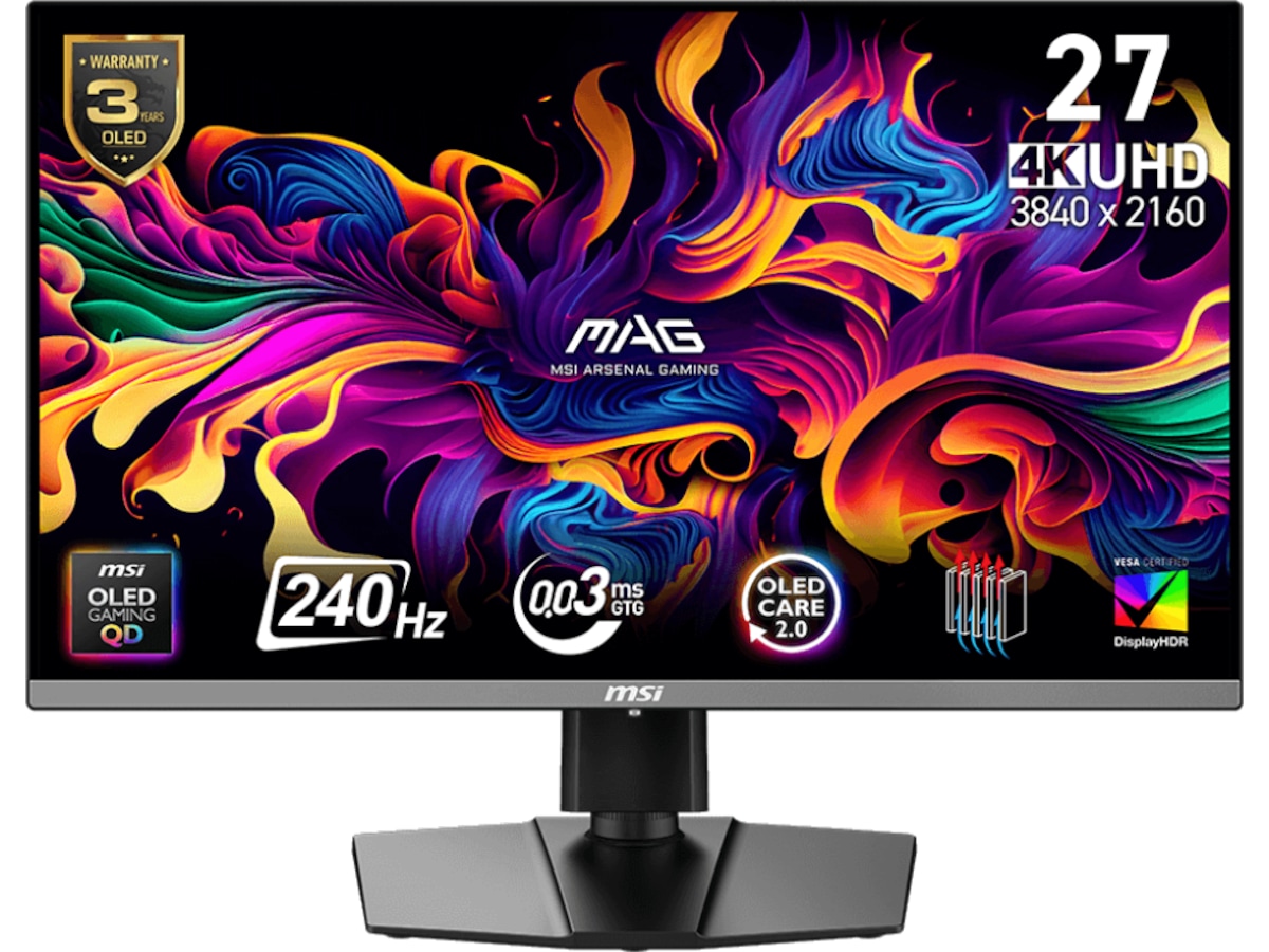 MSI 27" 4K gamingskærm MAG 272UP X24 Gamingskærme