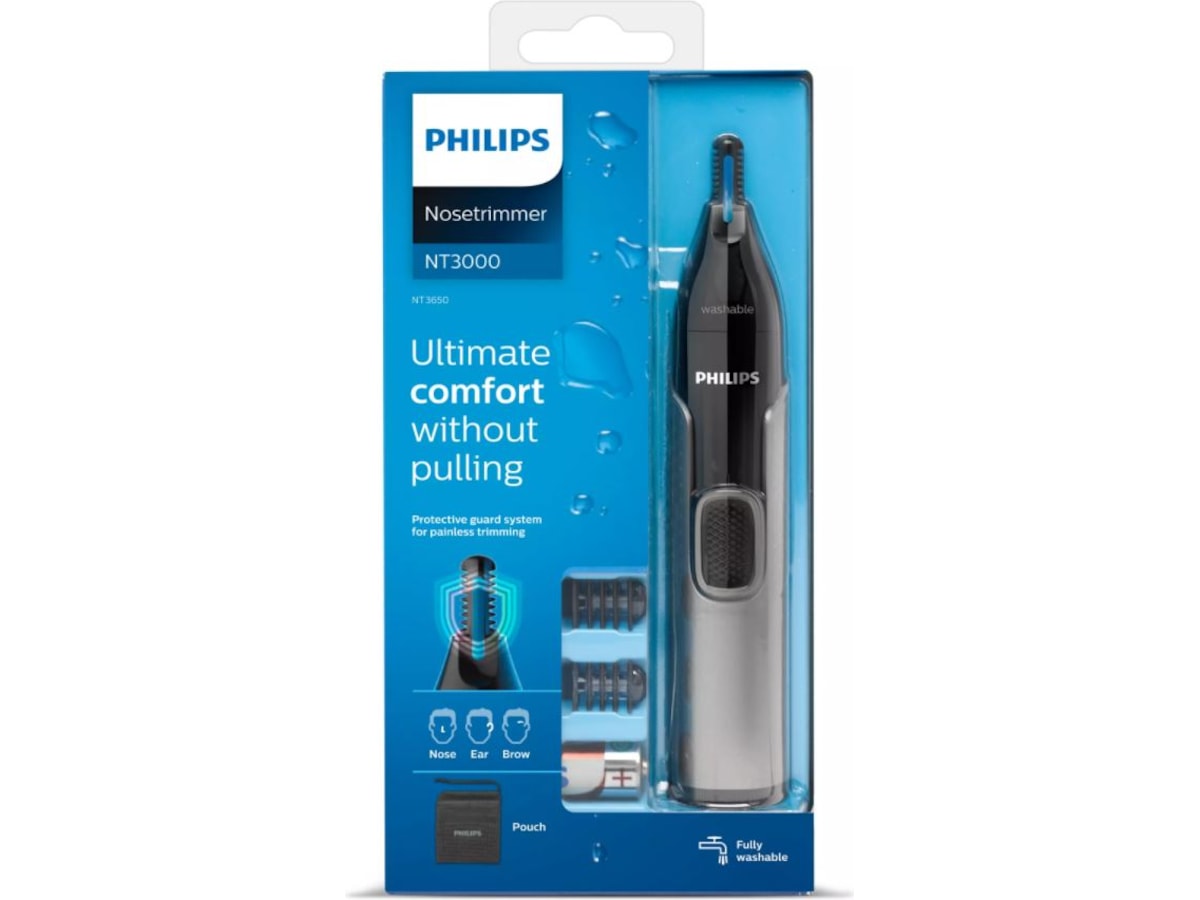 Philips series 3000 Næse-, øre- og øjenbrynstrimmer NT3650/16 Barbermaskine