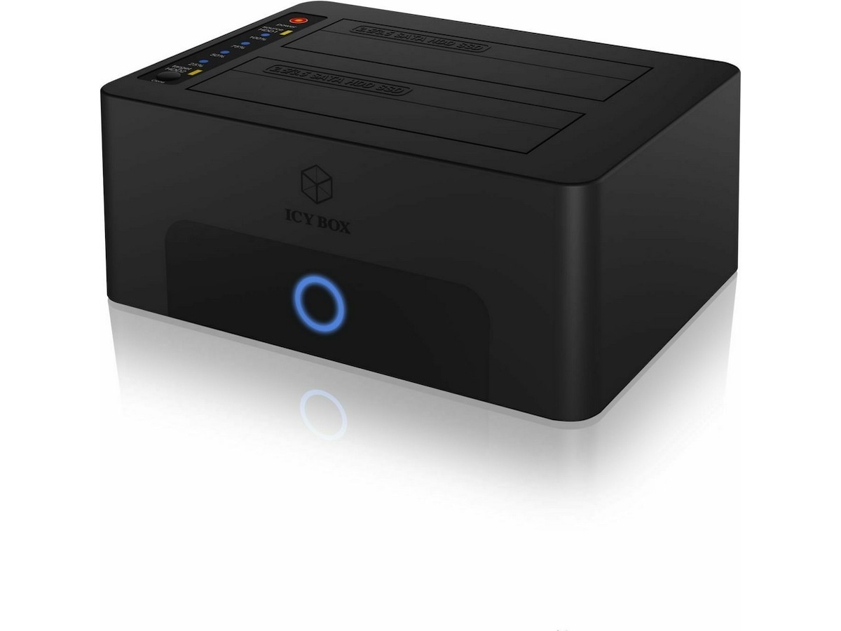 ICY BOX 2-bay Docking for 2.5” or 3.5” SATA Dockingstationer