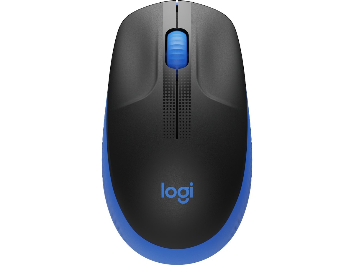 Logitech M190 trådløs mus i fuld størrelse blå Mus